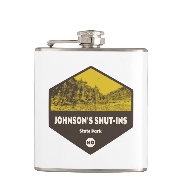 Petaca Parque Estatal Johnson's Shut-Ins Misuri (Anverso)