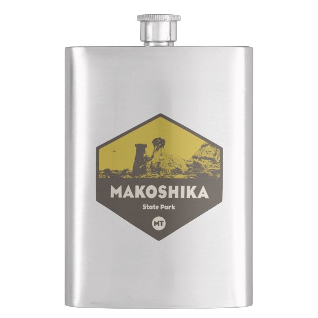 Petaca Parque estatal Makoshika, Montana (Anverso)