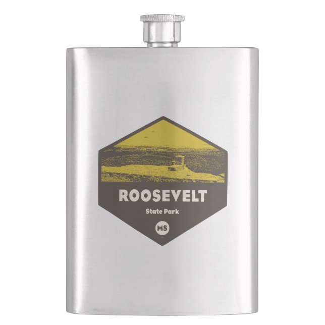 Petaca Parque Estatal Roosevelt Mississippi (Anverso)