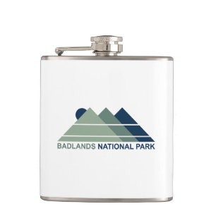 Petaca Parque nacional Badlands Mountain Sun