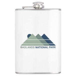 Petaca Parque nacional Badlands Mountain Sun