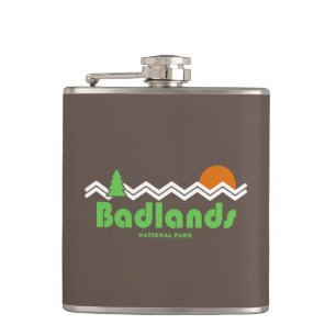 Petaca Parque nacional Badlands Retro