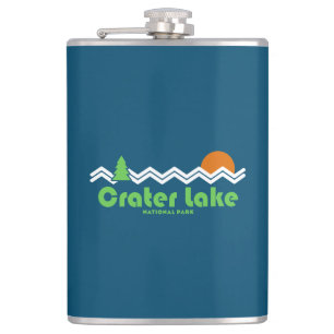 Petaca Parque nacional Crater Lake Retro