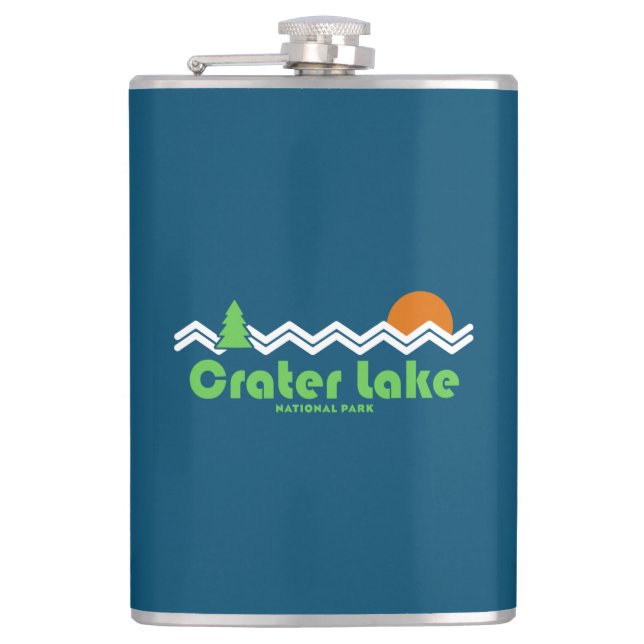 Petaca Parque nacional Crater Lake Retro (Anverso)
