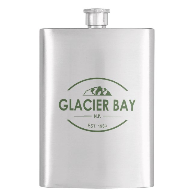 Petaca Parque nacional de la Bahía del Glaciar (Anverso)