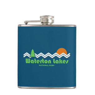 Petaca Parque nacional de los lagos de Waterton Retro