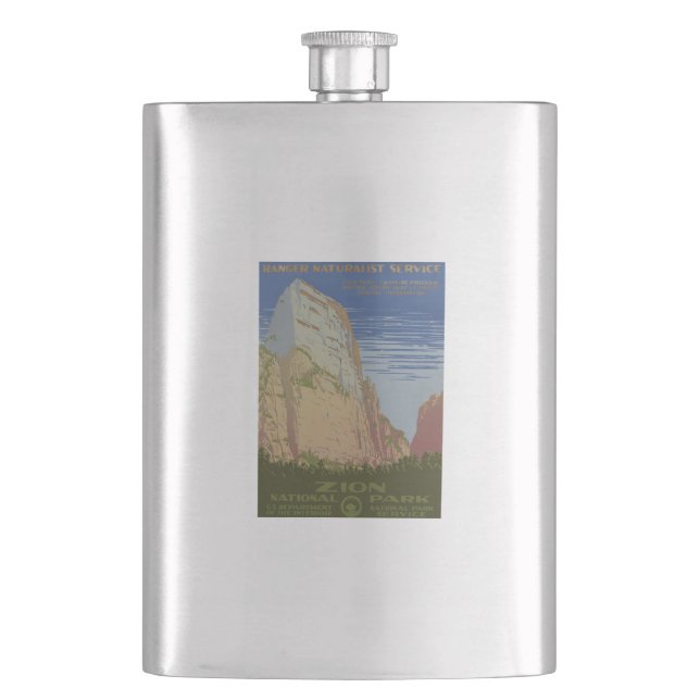 Petaca Parque Nacional de Zion (Anverso)