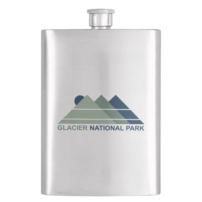Petaca Parque nacional Glaciar Montaña Sun (Anverso)