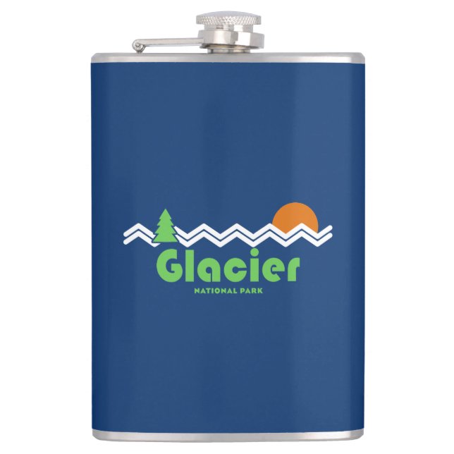Petaca Parque nacional Glaciar Retro (Anverso)
