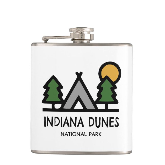 Petaca Parque Nacional Indiana Dunes (Anverso)