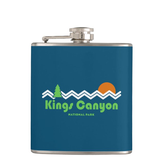Petaca Parque Nacional Kings Canyon Retro (Anverso)