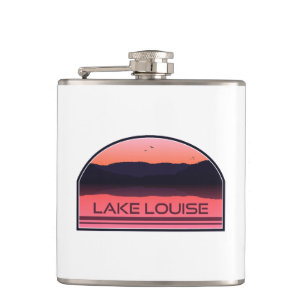 Petaca Parque nacional Lake Louise Banff Red Sunrise