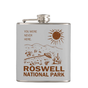 Petaca Parque Nacional Roswell Ovni Platillo Volador Alie
