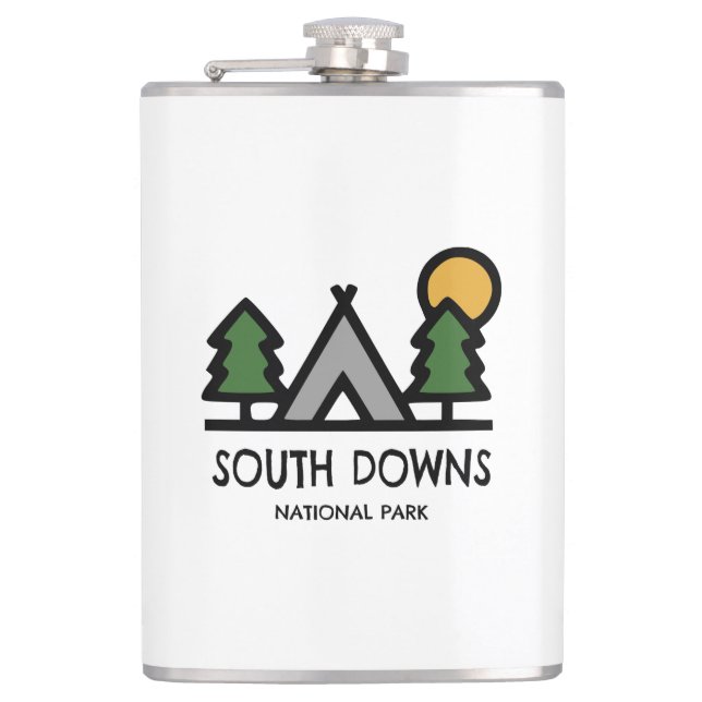 Petaca Parque nacional South Downs (Anverso)