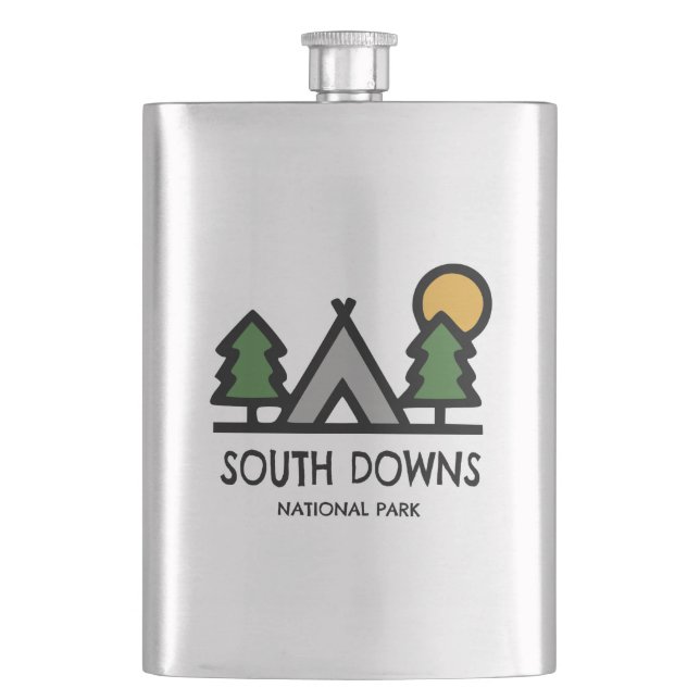 Petaca Parque nacional South Downs (Anverso)