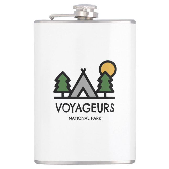 Petaca Parque nacional Voyageurs (Anverso)