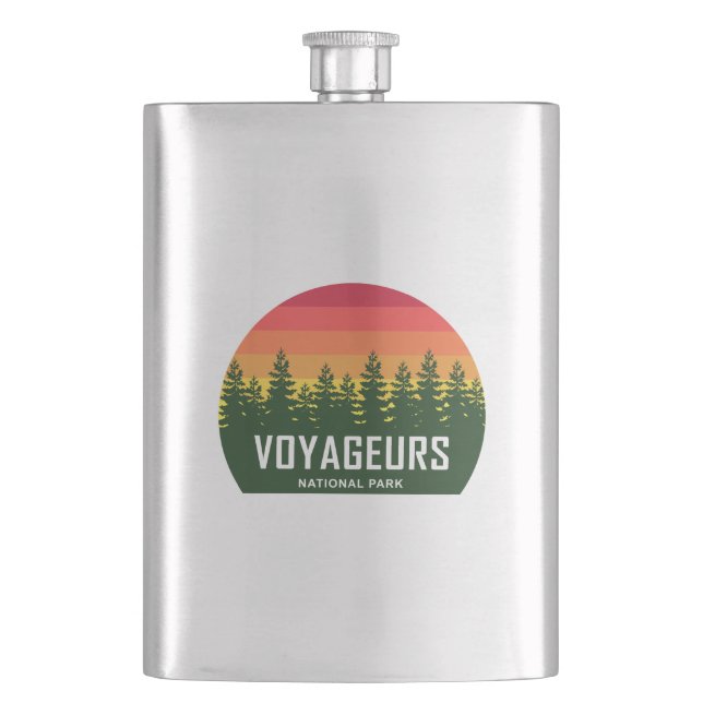 Petaca Parque nacional Voyageurs (Anverso)