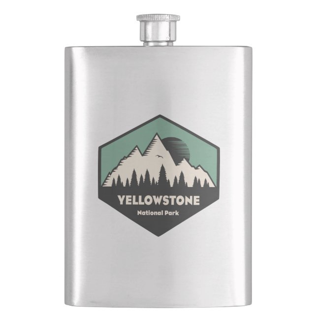 Petaca Parque Nacional Yellowstone (Anverso)