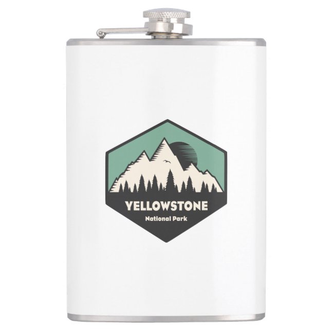 Petaca Parque nacional Yellowstone (Anverso)
