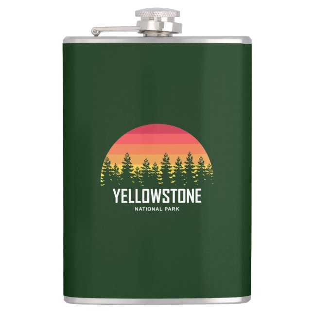 Petaca Parque nacional Yellowstone (Anverso)