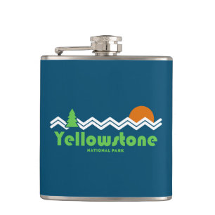 Petaca Parque nacional Yellowstone Retro