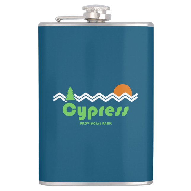 Petaca Parque Provincial Cypress Retro (Anverso)