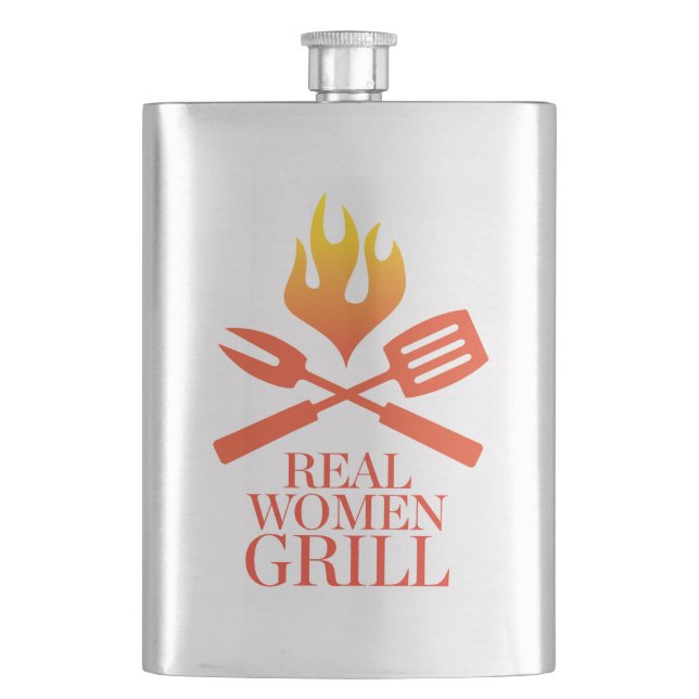 Petaca Parrilla de las mujeres reales (Anverso)