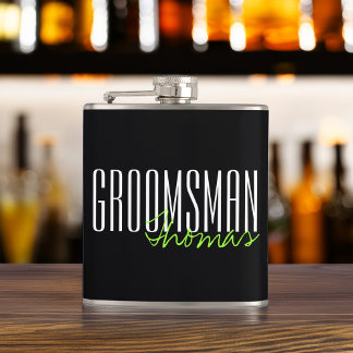 Petaca Partido Bridal Personalizado de Groomsman de Tipo