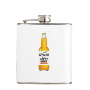 Petaca Pasear en kayak es mi hora feliz