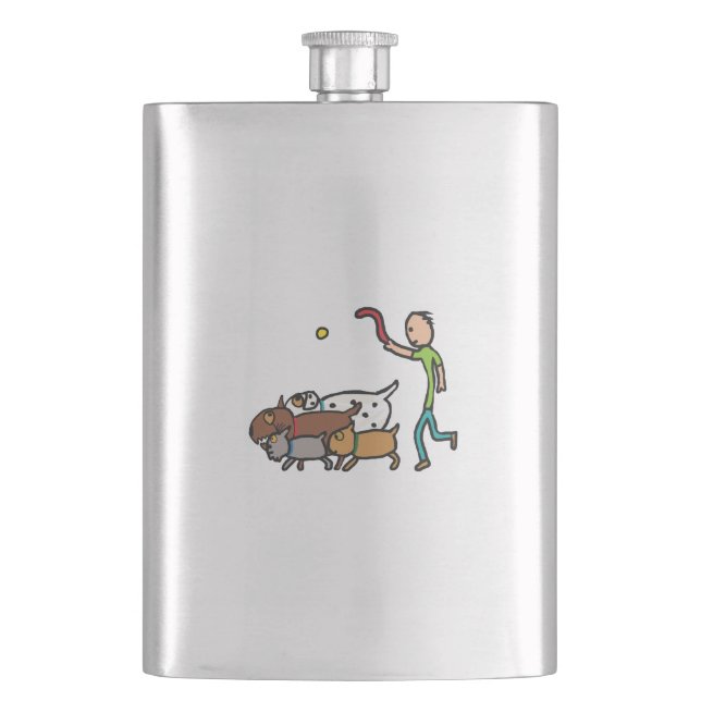 Petaca Paseo de perros (Anverso)