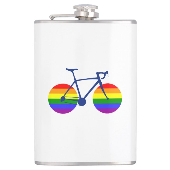 Petaca Paseo en bicicleta con orgullo (Anverso)