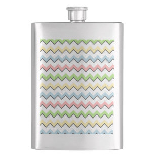 Petaca Pastel Chevron-Drop Shadow por Shirley Taylor
