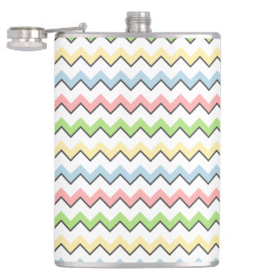 Petaca Pastel Chevron-Drop Shadow por Shirley Taylor