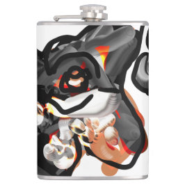 Petaca Pata de lobo en el aire