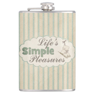 Petaca Patines de hielo antiguos lindos de invierno a ray