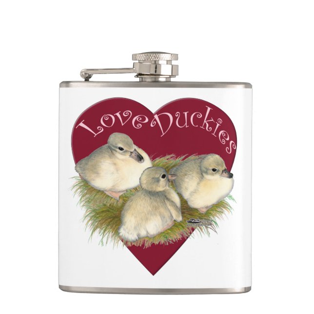 Petaca Patitos adorables (Anverso)