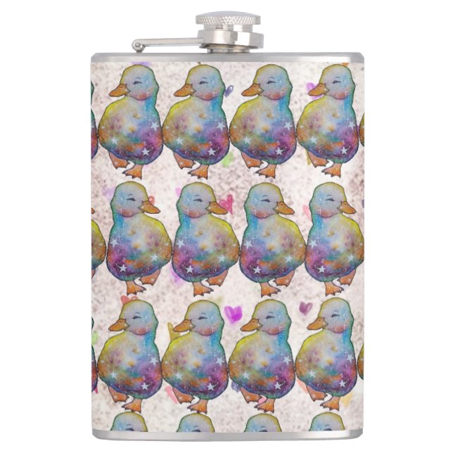 Petaca Pato llamado Rainbow (Anverso)