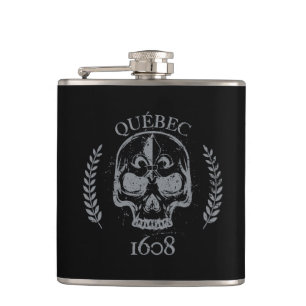Petaca Patriote Quebec 1608 grunge métal Référendum OUI