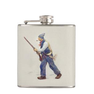 Petaca Patriote Québec Rébellion 1837-1838 Henri Julien