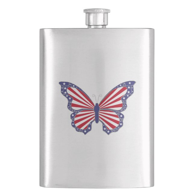 Petaca Patriotic Butterfly Flask (Anverso)