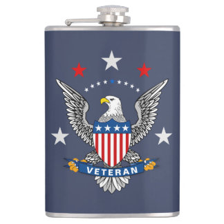 Petaca Patriotic Eagle Veteran