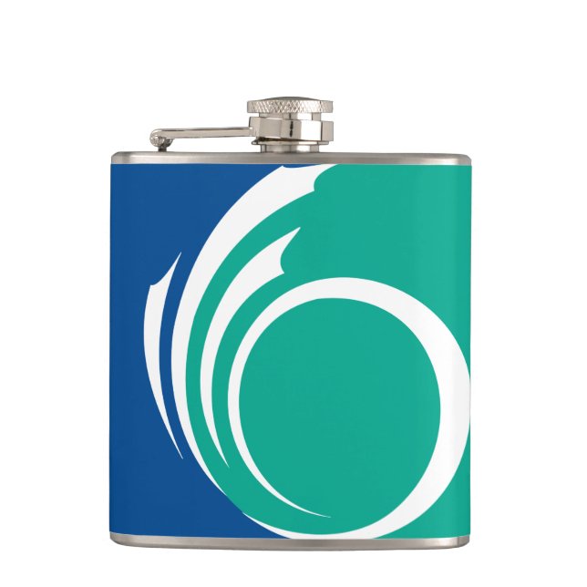 Petaca Patriotic flask with Flag of Ottawa, Canada (Anverso)