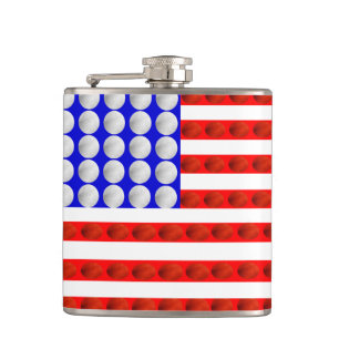 Petaca Patriots Vinyl Wrapped Flask