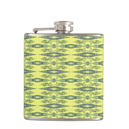 Petaca Patrón amarillo y negro