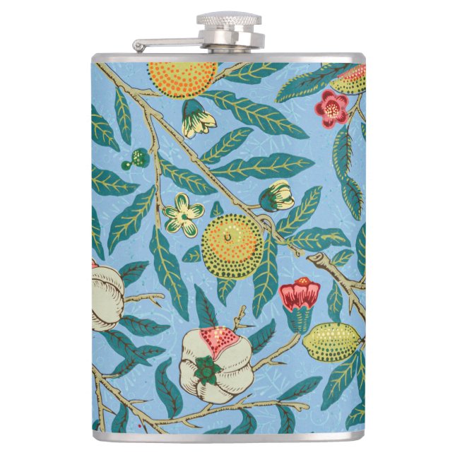 Petaca Patrón "Cuatro frutas" de William Morris (Anverso)