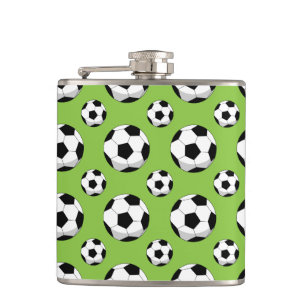 Petaca Patrón de bolas de fútbol personalizado