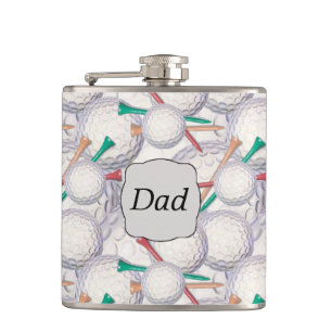 Petaca Patrón de bolas de golf Golfer Dad
