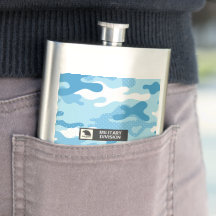 Patrón de camuflaje azul claro militar