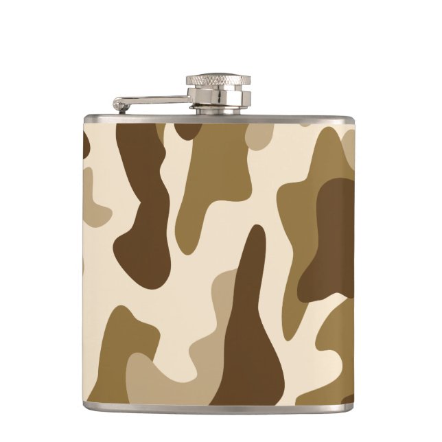 Petaca Patrón de camuflaje beige (Anverso)