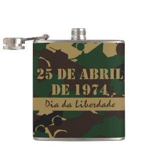 Petaca Patrón de camuflaje de vehículos militares